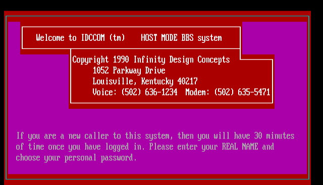 ANSI art: LOGONSCR.BBS