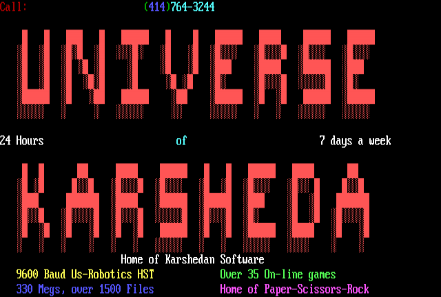 ANSI art: KARSHEDA.ANS