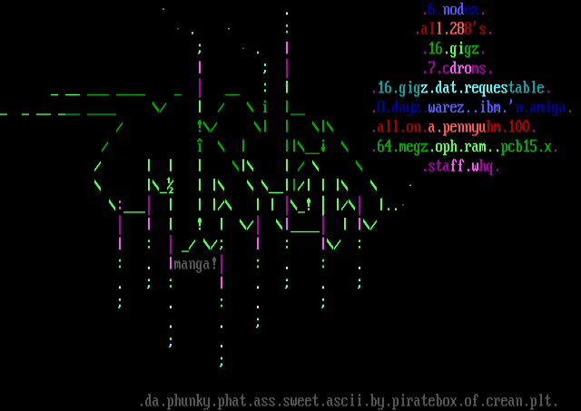ANSI art: PB-MANGA.ANS