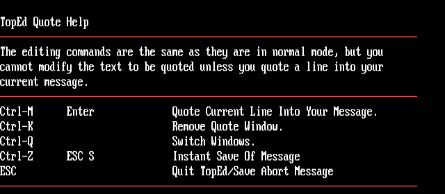 ANSI art: QUOTEHLP.ANS