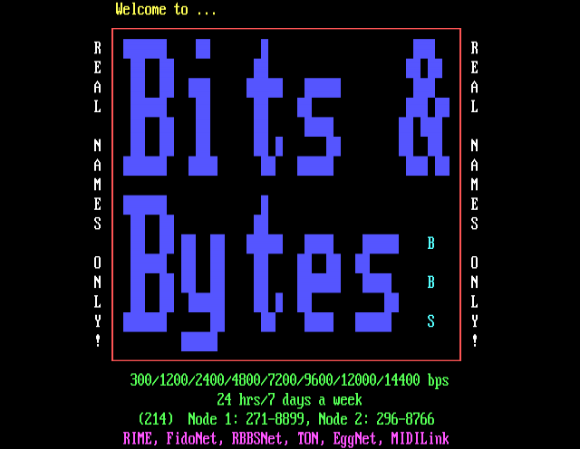ANSI art: WELCOMEG