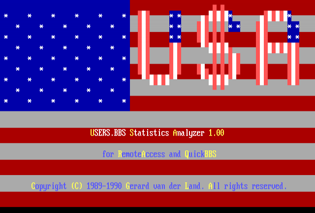 ANSI art: USA.ANS