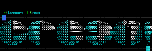 ANSI art: BM-CREAM.ASC
