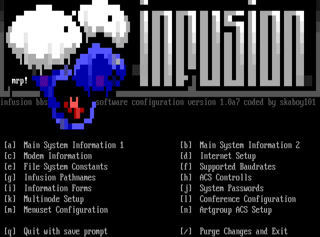 ANSI art: CONFIG1.ANS