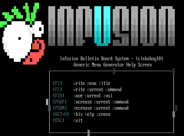 ANSI art: GENHELP.ANS