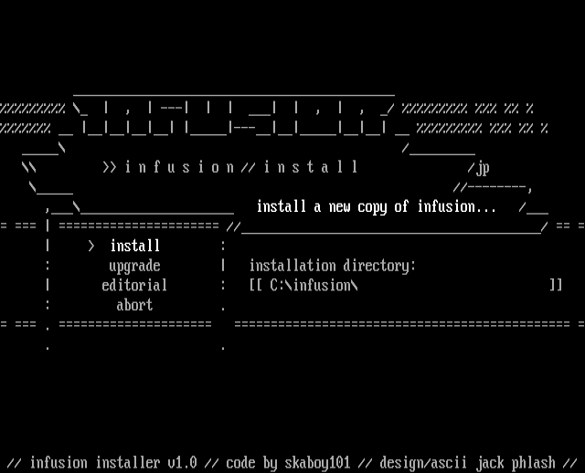 ANSI art: JP-INFI2.ANS