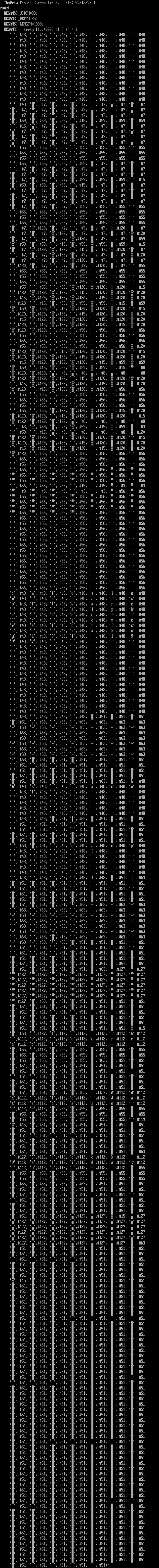 ANSI art: REGANSI.ANS