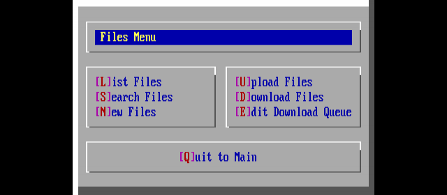 ANSI art: FILES.ANS