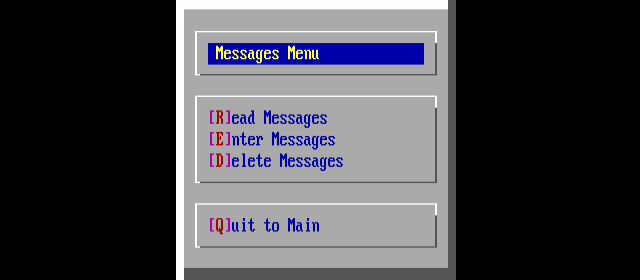 ANSI art: MESSAGES.ANS