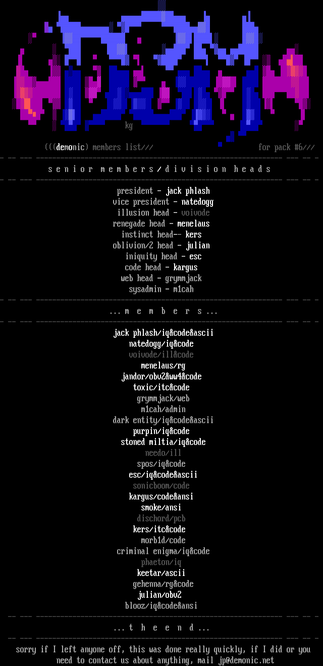 ANSI art: DEM0698.MEM