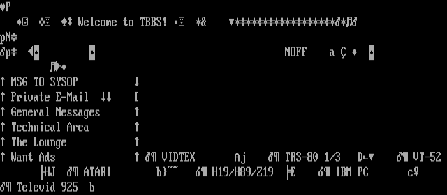 ANSI art: CONFIG.CTL