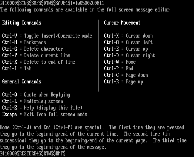 ANSI art: FSEHELP.$$$