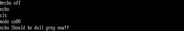 ANSI art: CLEAR.BAT