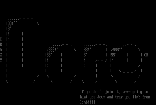 ANSI art: DORE.ASC