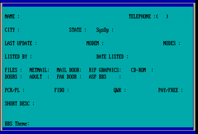 ANSI art: VSCREEN.ANS
