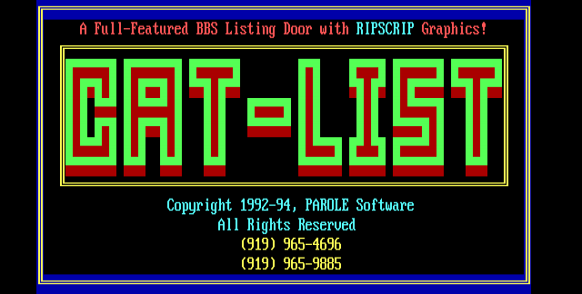 ANSI art: WELCOME.ANS