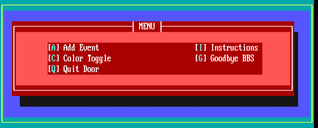 ANSI art: EVTMENU2.ANS