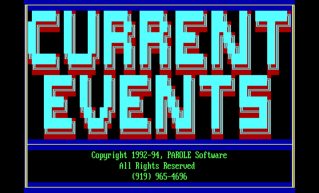 ANSI art: WELCOME.ANS