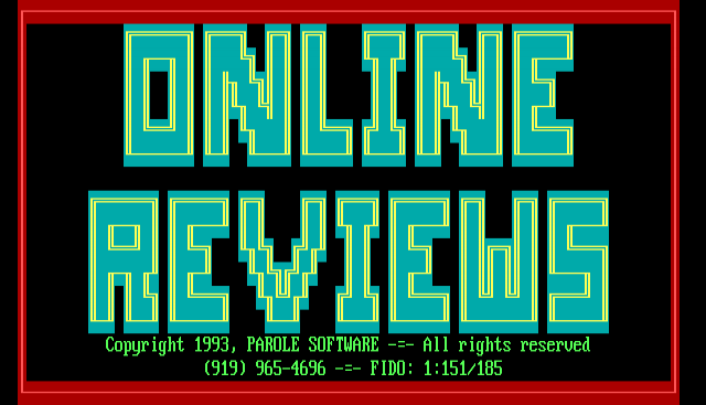 ANSI art: WELCOME.ANS