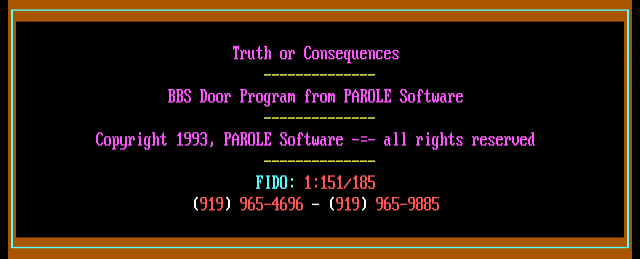 ANSI art: WELCOME.ANS
