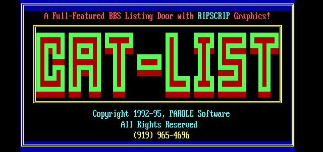 ANSI art: WELCOME.ANS
