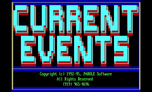 ANSI art: WELCOME.ANS