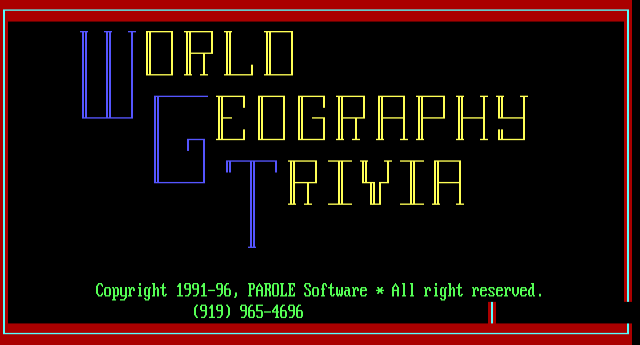 ANSI art: WELCOME.ANS