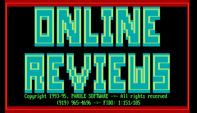 ANSI art: WELCOME.ANS