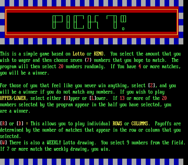 ANSI art: INSTRUCT.ANS