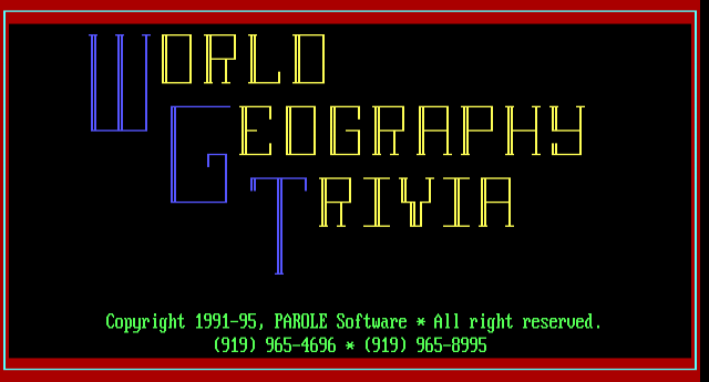 ANSI art: WELCOME.ANS
