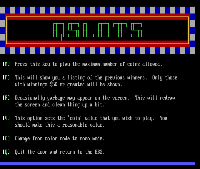 ANSI art: INSTRUCT.ANS