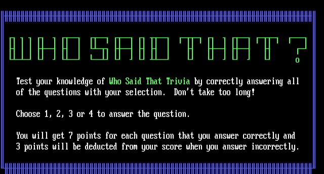 ANSI art: INSTRUCT.ANS