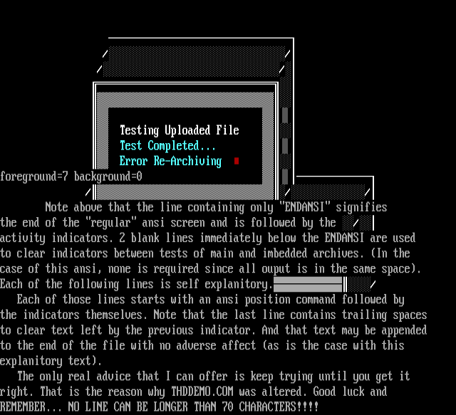 ANSI art: PAINSOFT.AN2