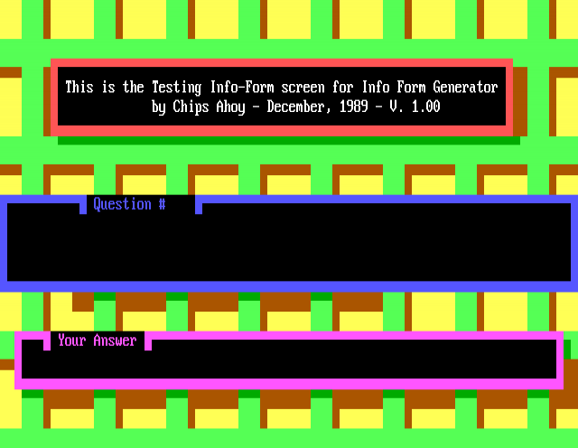 ANSI art: STARTUP.ANS