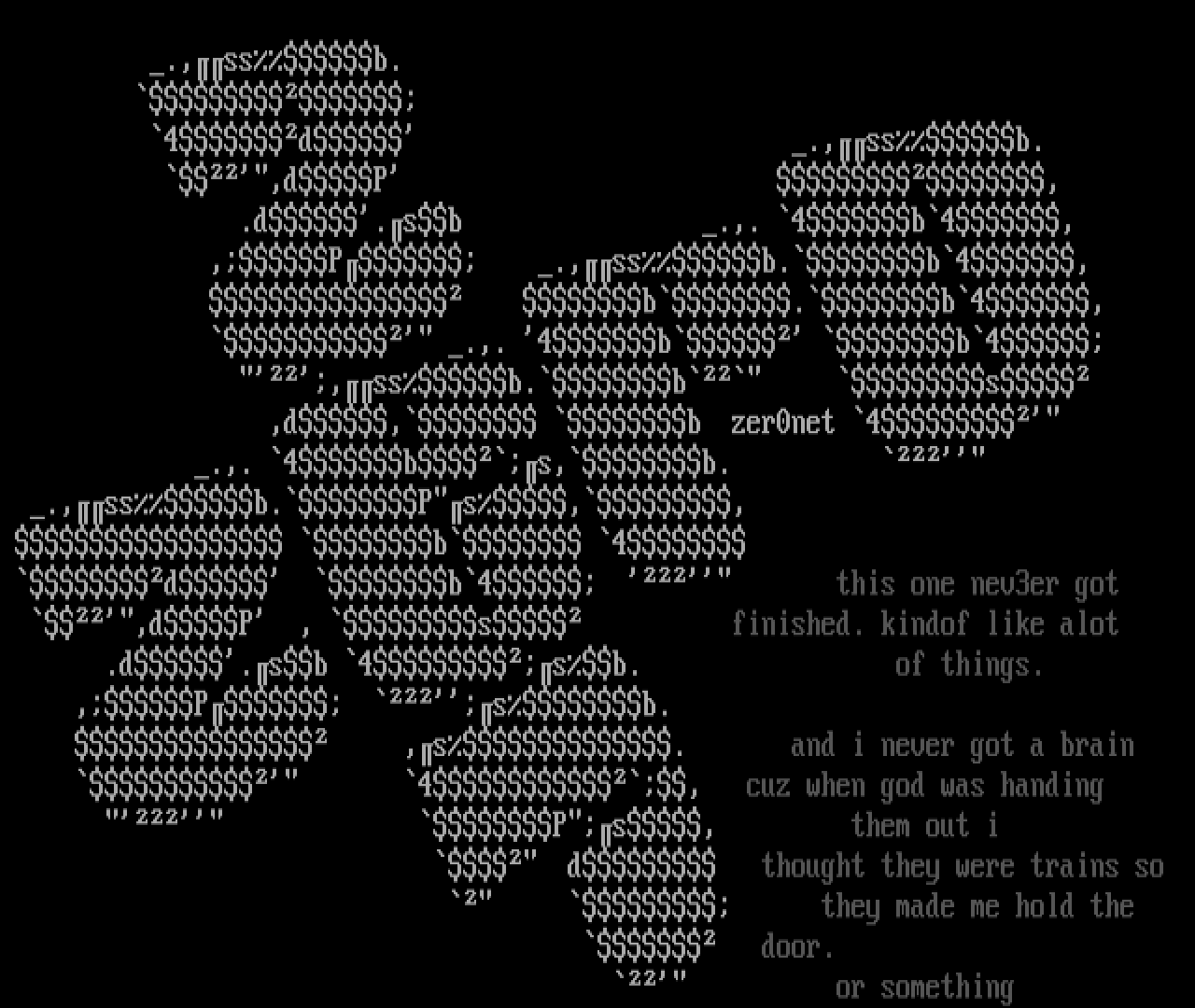 ANSI art: MD-0NET.ANS