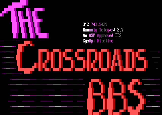 ANSI art: XROADS.ANS