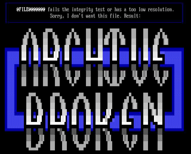 ANSI art: BADARC.ANS