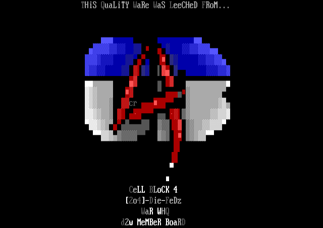 ANSI art: CB4.NFO