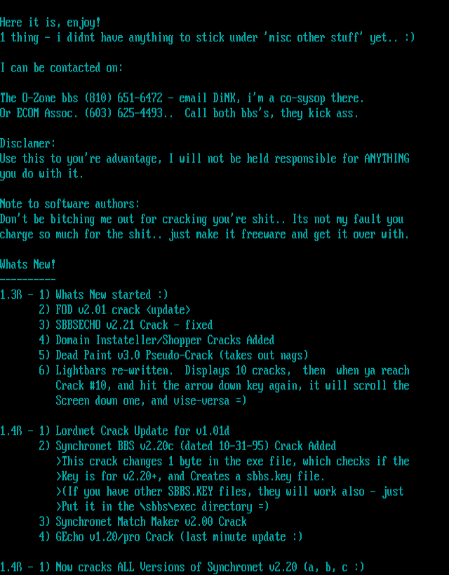 ANSI art: DCP.TXT