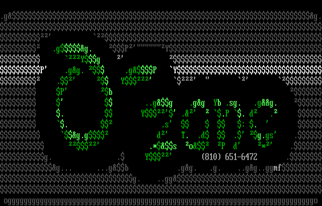 ANSI art: OZONE.ANS