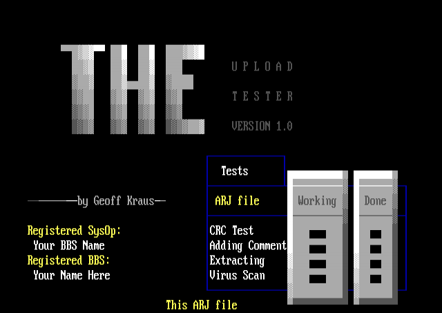 ANSI art: ARJT1.ANS