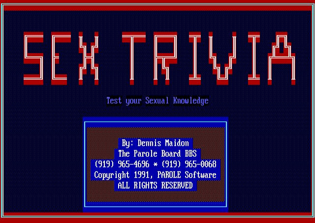 ANSI art: WELCOME.ANS