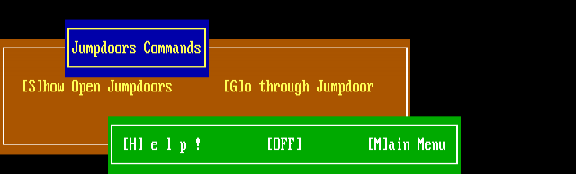 ANSI art: DOOR80X.MNU