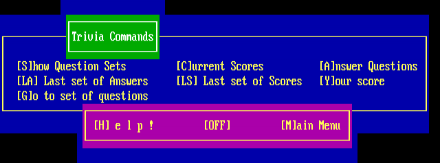 ANSI art: TRIV80X.MNU