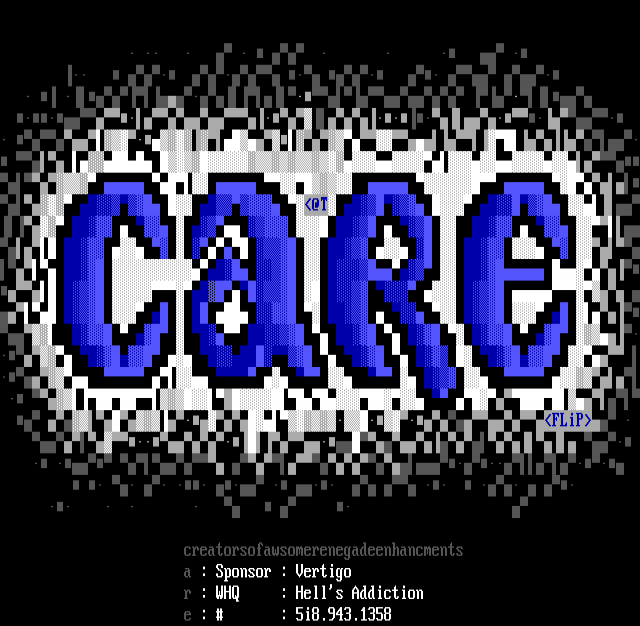 ANSI art: CARE.ANS