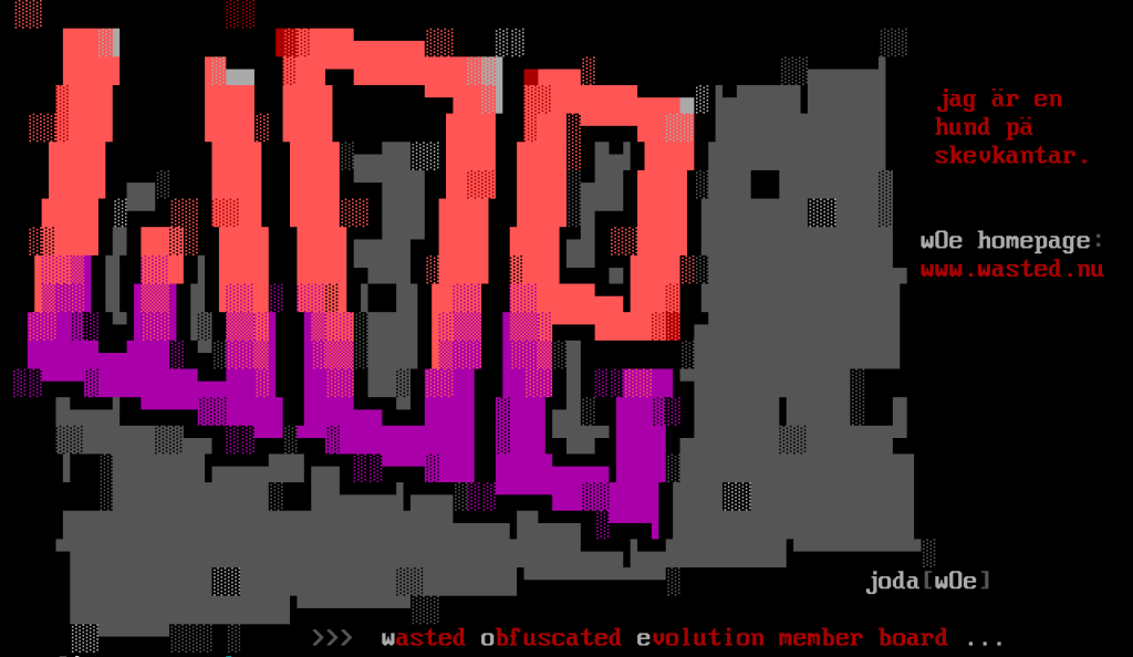 wOe ANSI logo